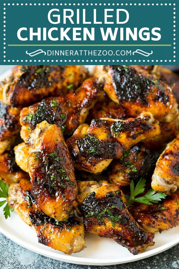 Grilled Chicken Wings | Marinated Chicken Wings | Grilled Chicken #chicken #chickenwings #grilling #marinade #dinner #appetizer #uzhal