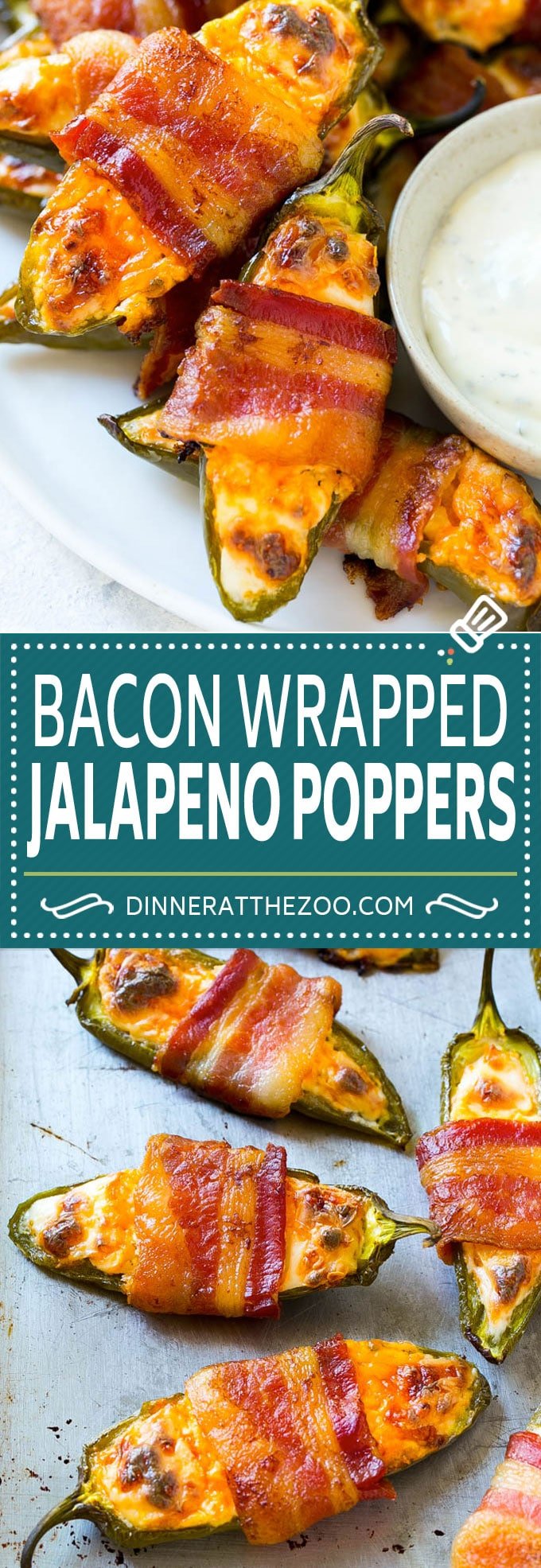 Bacon Wrapped Jalapeno Poppers Recipe | Baked Jalapeno Poppers | Bacon Appetizer #bacon #jalapenos #poppers #appetizer #snack #lowcarb #keto #uzhal