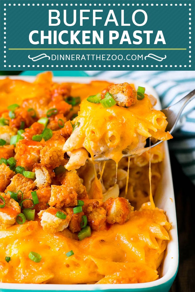 Buffalo Chicken Pasta Recipe | Baked Pasta #chicken #buffalochicken #pasta #cheese #dinner #uzhal