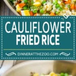 Cauliflower Fried Rice Recipe | Cauliflower Rice #rice #cauliflower #lowcarb #dinner #keto #uzhal