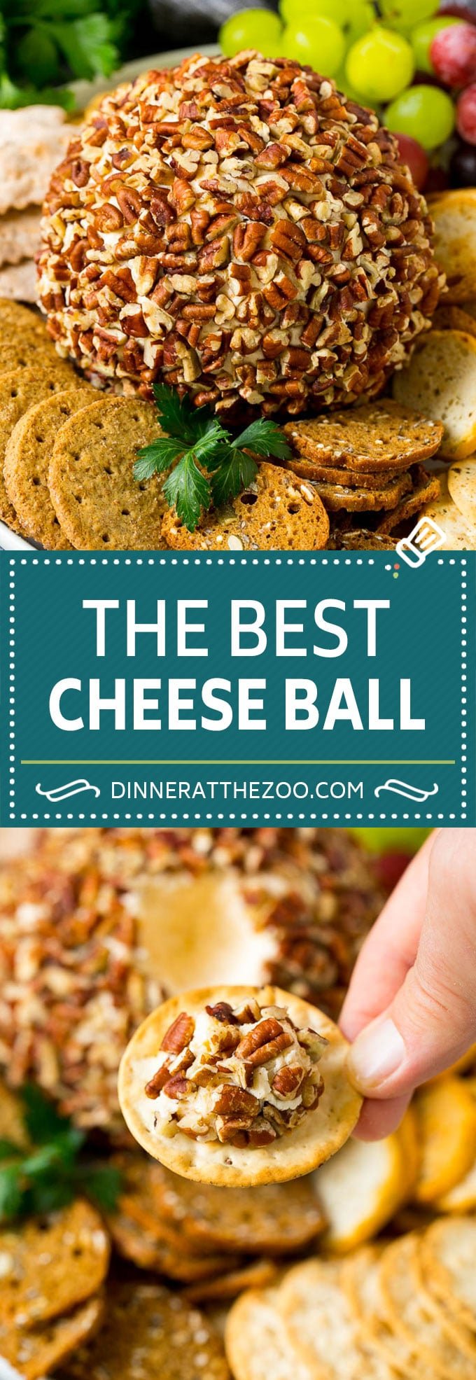 Cheese Ball Recipe #cheese #cheeseball #pecans #appetizer #snack #keto #lowcarb #uzhal