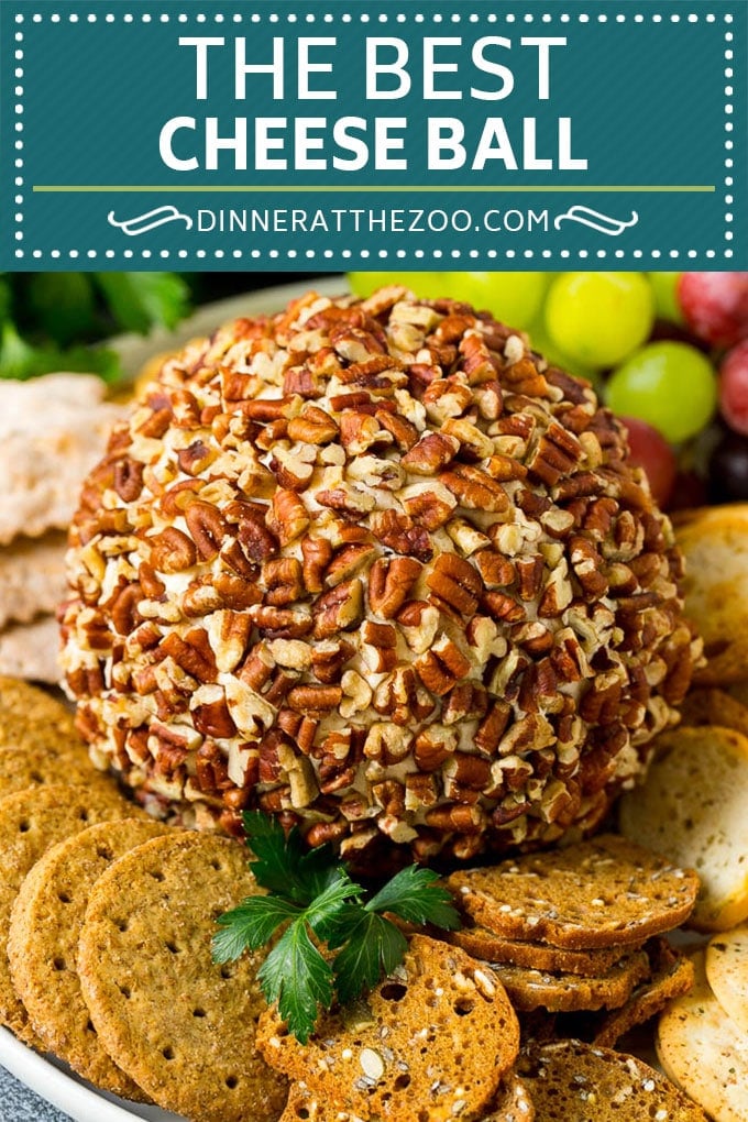 Cheese Ball Recipe #cheese #cheeseball #pecans #appetizer #snack #keto #lowcarb #uzhal