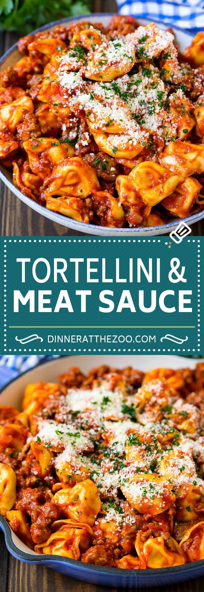 Cheese Tortellini in Meat Sauce #tortellini #pasta #sauce #dinner #uzhal #cheese