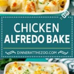 Chicken Alfredo Bake | Baked Pasta #chicken #pasta #cheese #comfortfood #dinner #uzhal