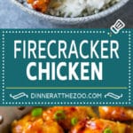 Firecracker Chicken Recipe | Asian Chicken | Spicy Chicken Recipe #chicken #stirfry #dinner #uzhal