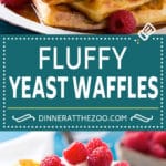 Yeast Waffles Recipe | Homemade Waffles #waffles #breakfast #brunch #uzhal