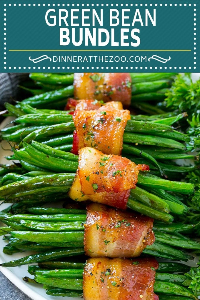 Green Bean Bundles Recipe | Bacon Wrapped Green Beans | Green Beans with Bacon | Green Beans Recipe #bacon #greenbeans #sidedish #dinner #uzhal