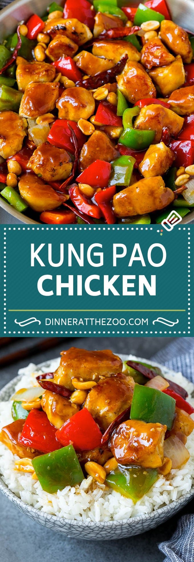 Kung Pao Chicken Recipe | Chicken Stir Fry #chicken #stirfry #chinesefood #peanuts #peppers #dinner #uzhal