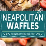 Neapolitan Waffles #waffles #breakfast #uzhal
