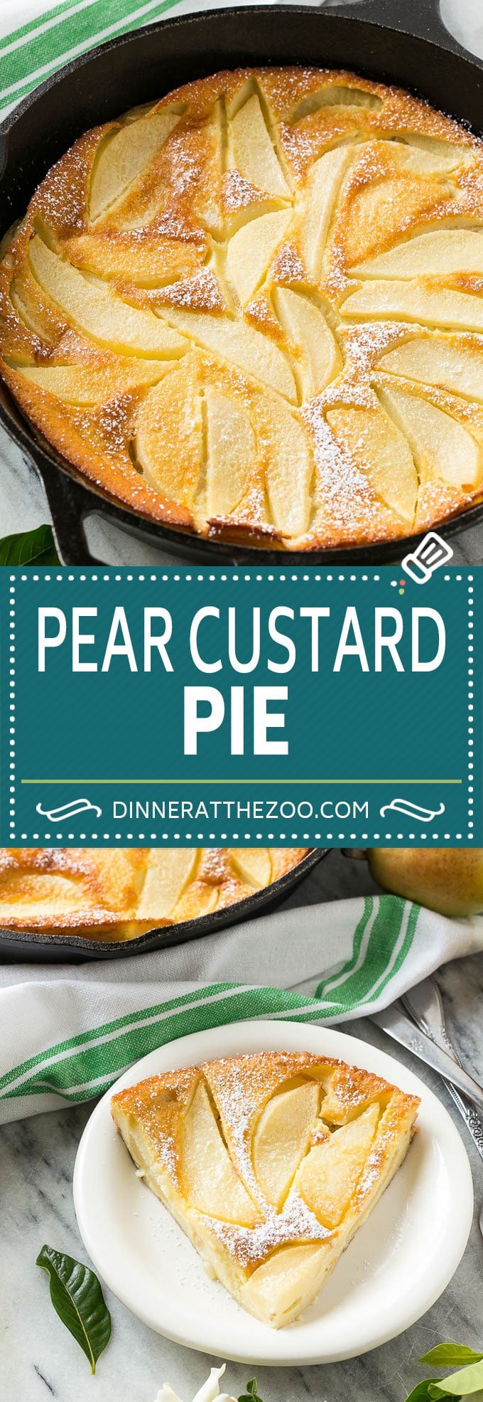 Pear Custard Pie Recipe | Pear Pie #pears #fall #pie #dessert #uzhal