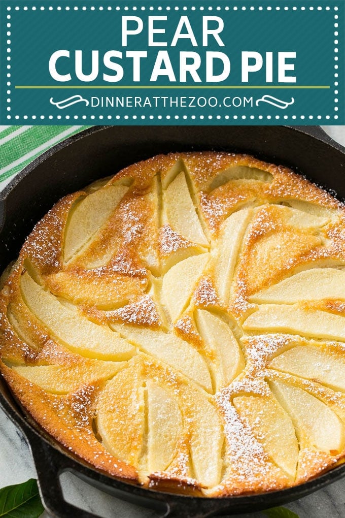 Pear Custard Pie Recipe | Pear Pie #pears #fall #pie #dessert #uzhal