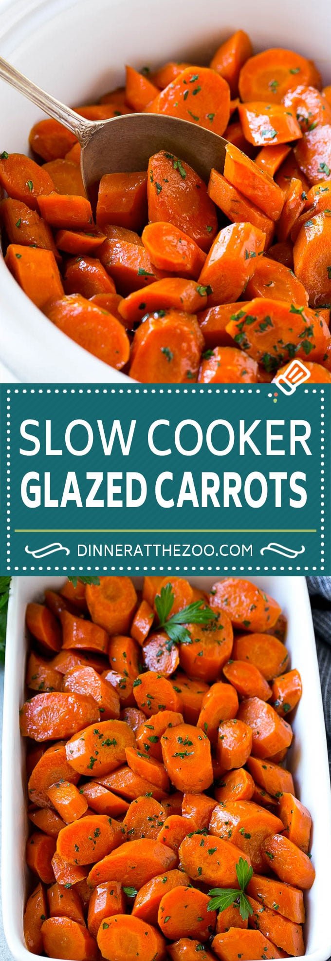 Slow Cooker Glazed Carrots Recipe | Brown Sugar Glazed Carrots | Slow Cooker Carrots #carrots #sidedish #slowcooker #crockpot #uzhal