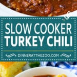 Slow Cooker Turkey Chili Recipe | Crockpot Chili | Turkey Chili | Chili With Beans Recipe | Healthy Chili Recipe #turkey #chili #beans #soup #slowcooker #crockpot #uzhal