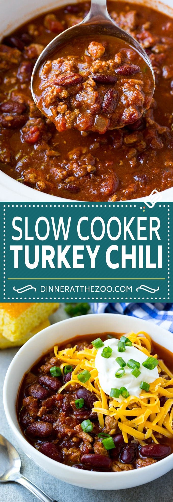 Slow Cooker Turkey Chili Recipe | Crockpot Chili | Turkey Chili | Chili With Beans Recipe | Healthy Chili Recipe #turkey #chili #beans #soup #slowcooker #crockpot #uzhal