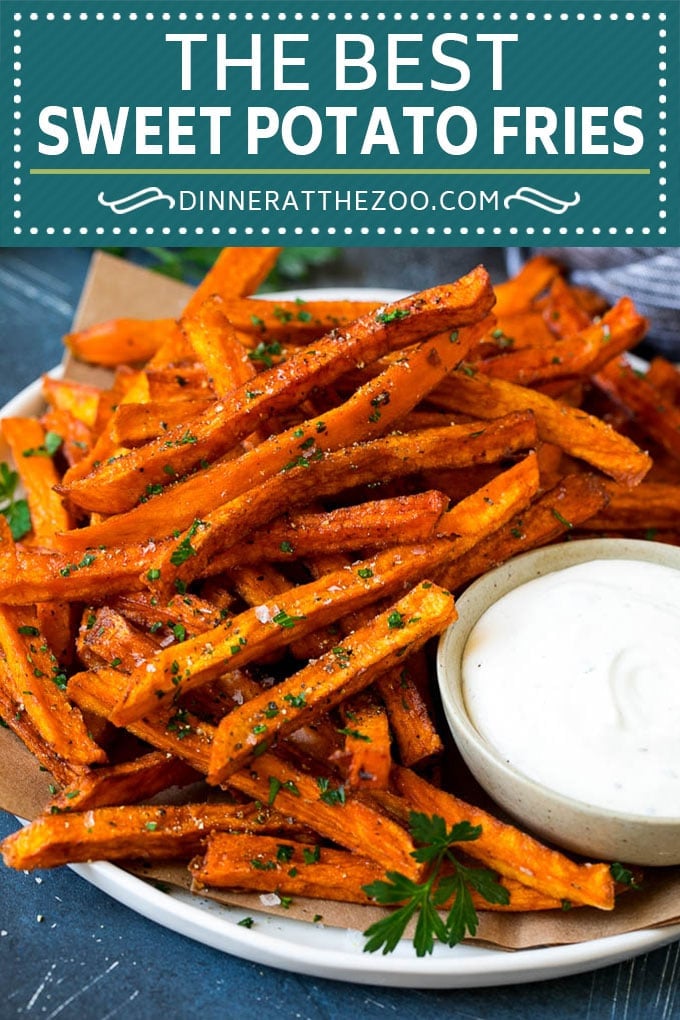 Sweet Potato Fries Recipe | Baked Sweet Potato Fries | Homemade Fries #fries #sweetpotato #sidedish #frenchfries #dinner #uzhal