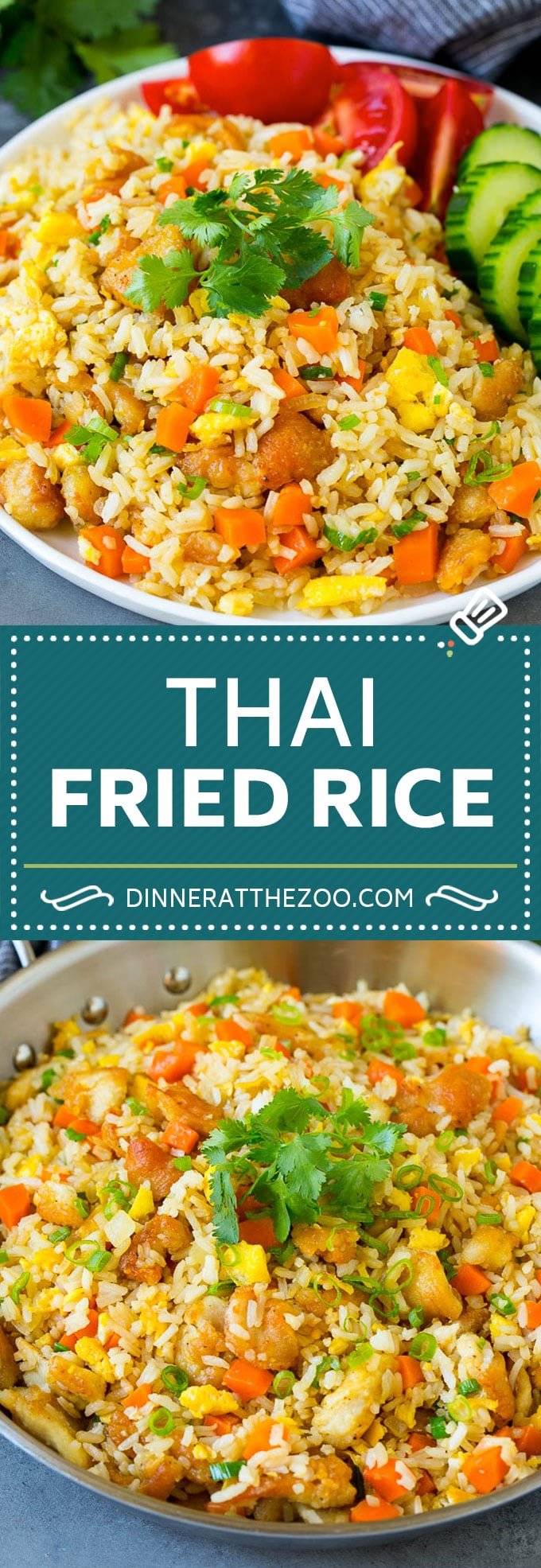 Thai Fried Rice Recipe | Chicken Fried Rice #rice #chicken #friedrice #thaifood #stirfry #dinner #uzhal