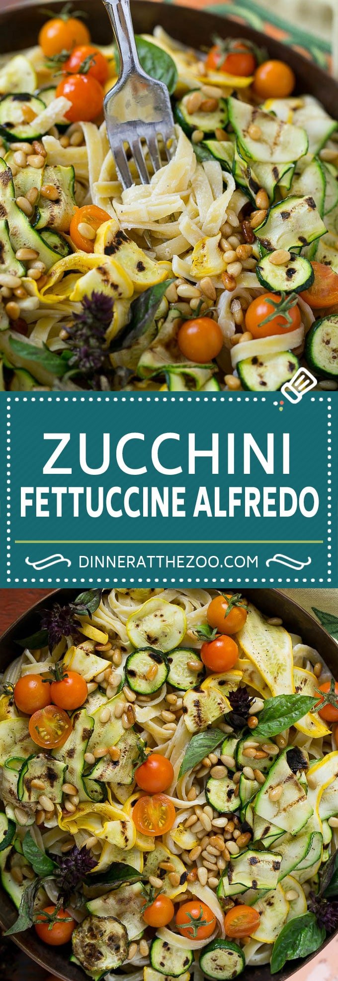 Zucchini Fettuccine Alfredo #pasta #zucchini #cheese #dinner #uzhal