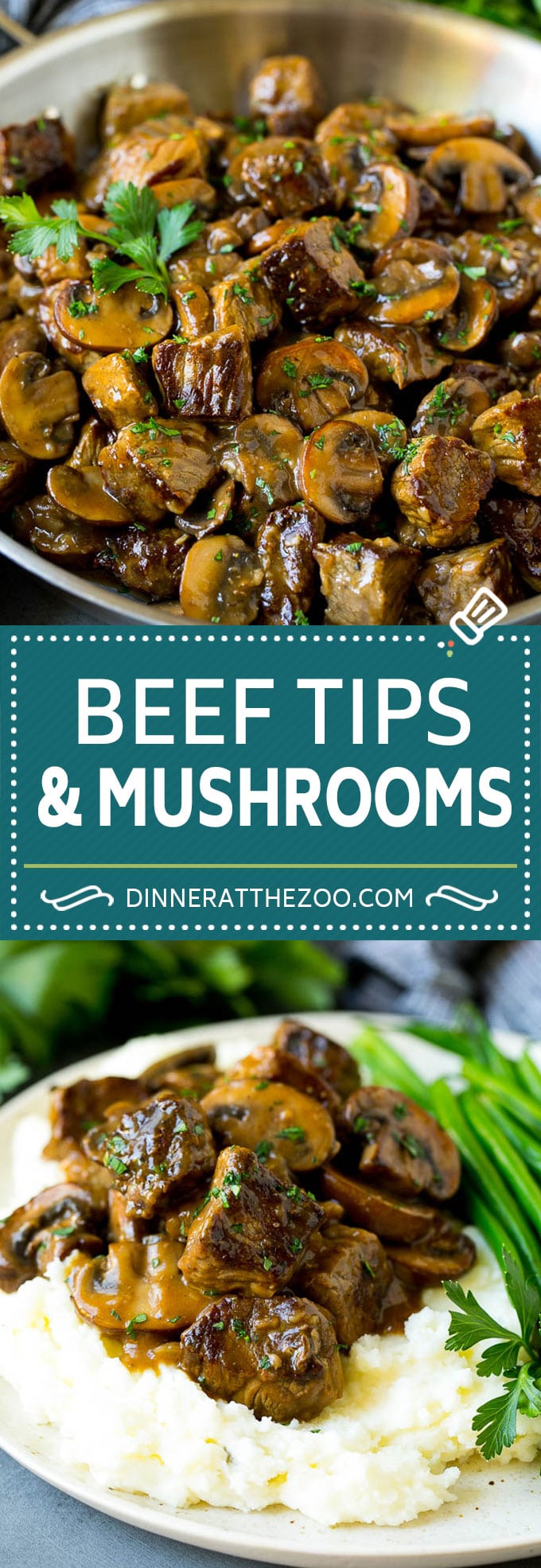 Beef Tips with Mushroom Gravy Recipe | Steak Tips #beef #steak #mushrooms #gravy #comfortfood #dinner #uzhal