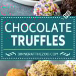 Chocolate Truffles Recipe | Homemade Candy #candy #truffles #chocolate #dessert #sprinkles #uzhal