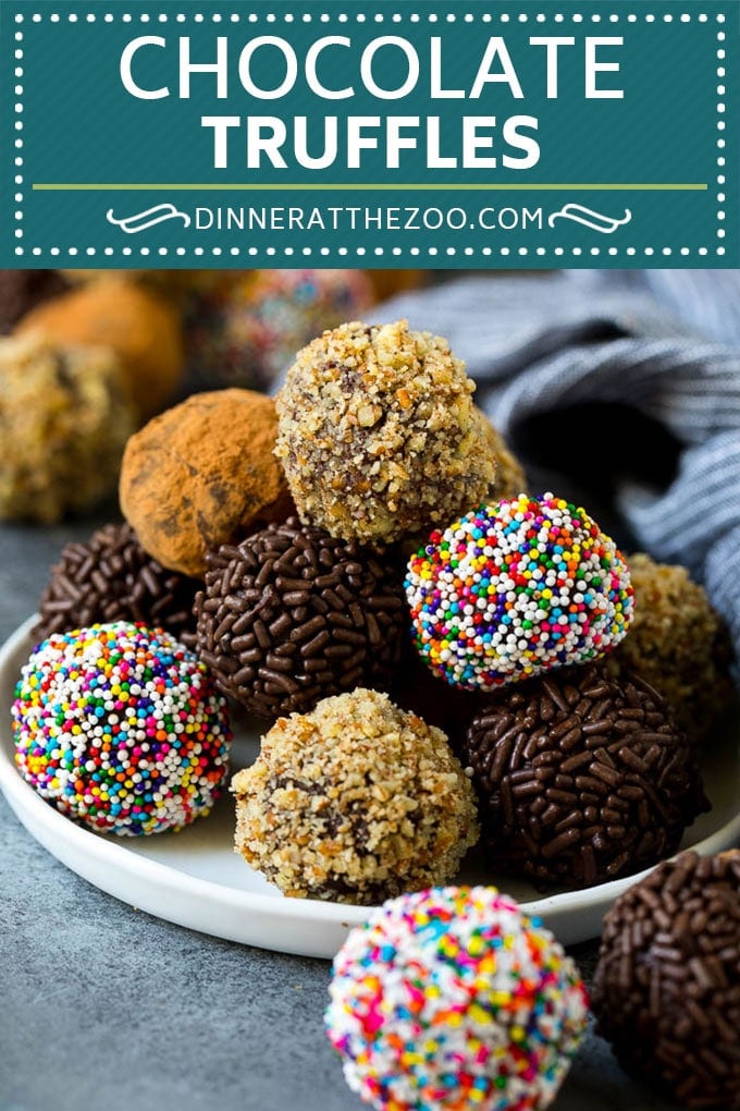 Chocolate Truffles Recipe | Homemade Candy #candy #truffles #chocolate #dessert #sprinkles #uzhal