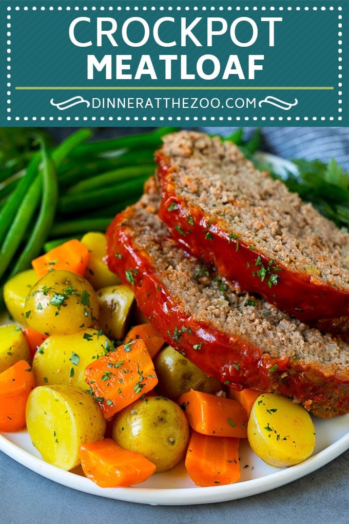 Crockpot Meatloaf Recipe | Slow Cooker Meatloaf #meatloaf #beef #slowcooker #crockpot #dinner #uzhal