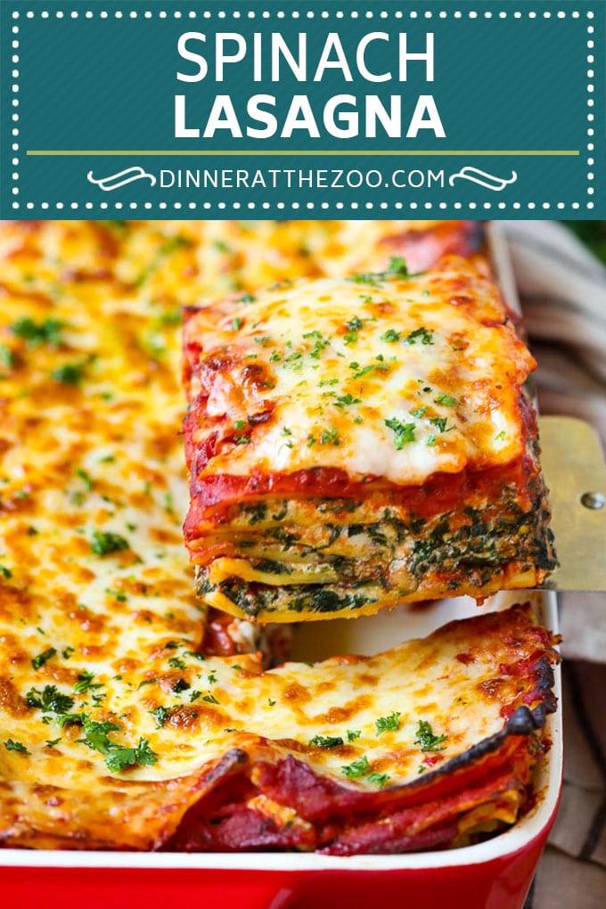 Spinach Lasagna Recipe | Vegetarian Lasagna #lasagna #spinach #cheese #pasta #italianfood #dinner #uzhal