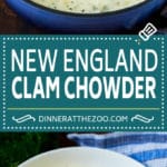 New England Clam Chowder Recipe | White Clam Chowder #chowder #soup #seafood #clams #bacon #dinner #uzhal