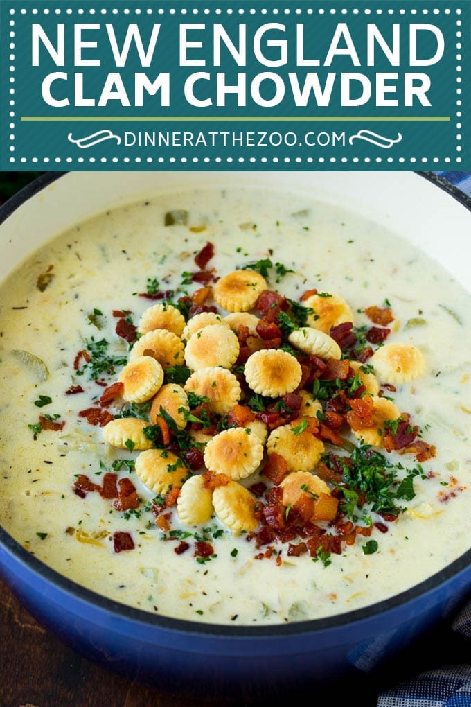 New England Clam Chowder Recipe | White Clam Chowder #chowder #soup #seafood #clams #bacon #dinner #uzhal