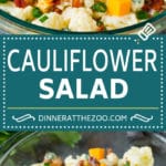Cauliflower Salad Recipe #salad #cauliflower #bacon #lowcarb #keto #dinner #uzhal