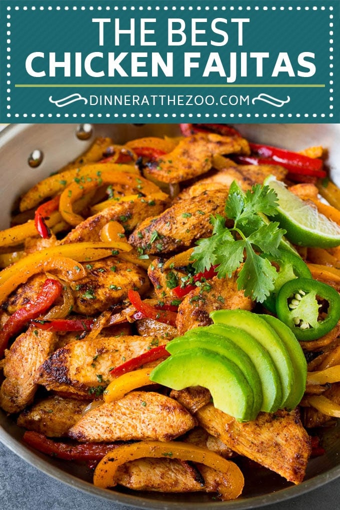 Chicken Fajitas Recipe #chicken #fajitas #peppers #dinner #uzhal #lowcarb