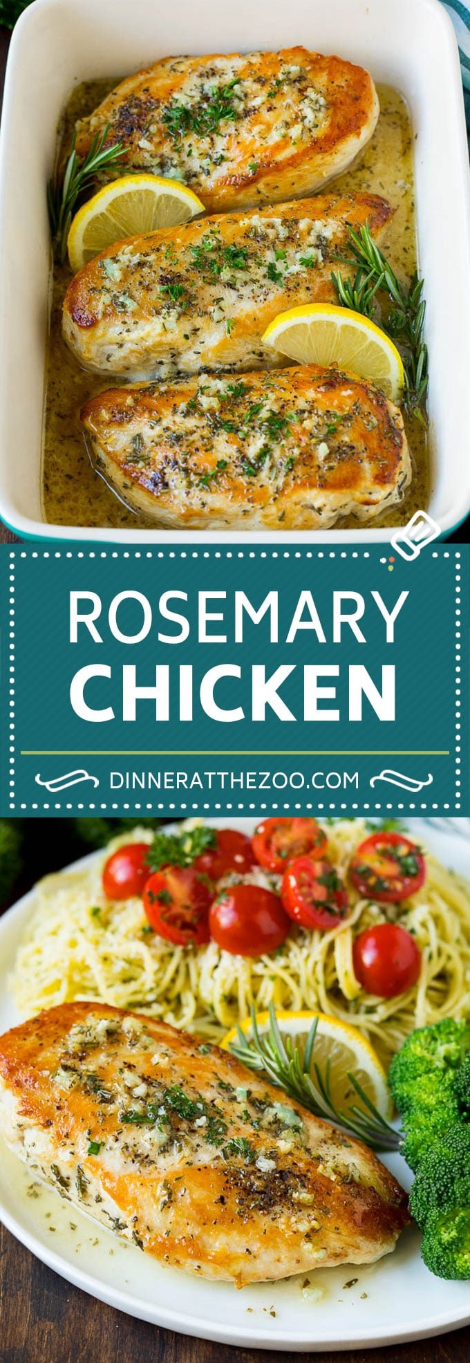 Rosemary Chicken Recipe | Baked Chicken #chicken #lemon #garlic #lowcarb #dinner #uzhal #rosemary