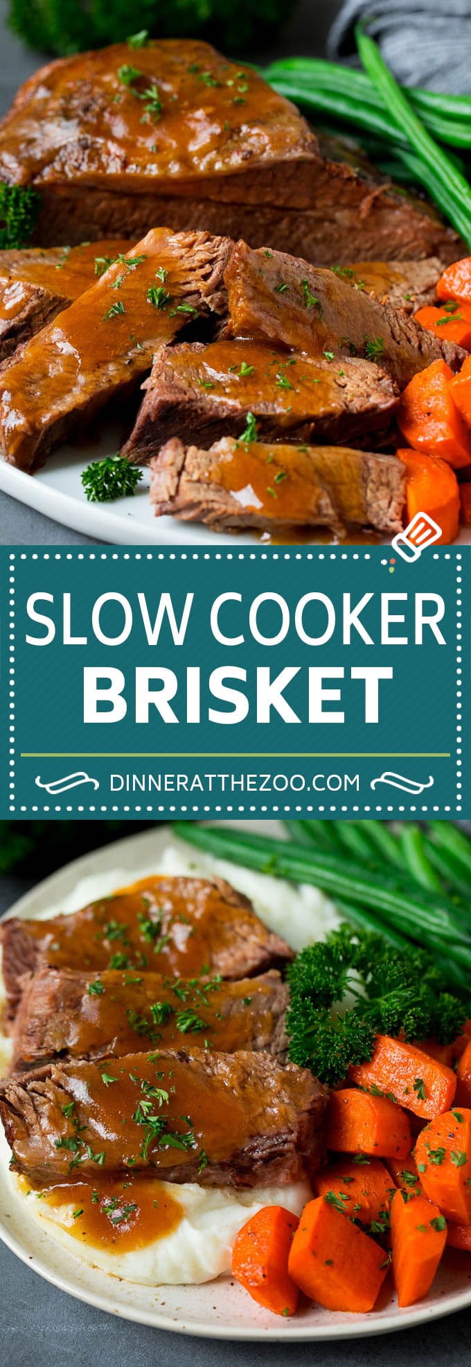 Slow Cooker Brisket Recipe | Crockpot Brisket #beef #slowcooker #crockpot #dinner #uzhal