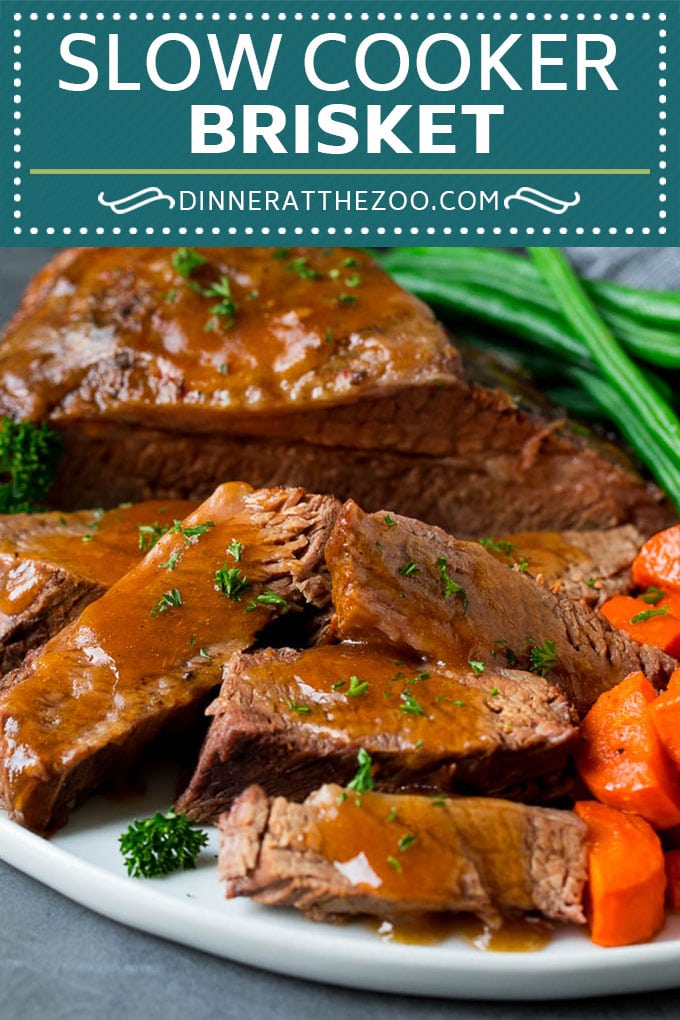 Slow Cooker Brisket Recipe | Crockpot Brisket #beef #slowcooker #crockpot #dinner #uzhal
