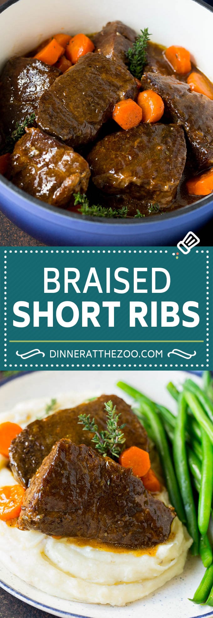 Braised Short Ribs Recipe #beef #dinner #uzhal