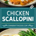 Chicken Scallopini Recipe #chicken #chickenbreast #dinner #uzhal