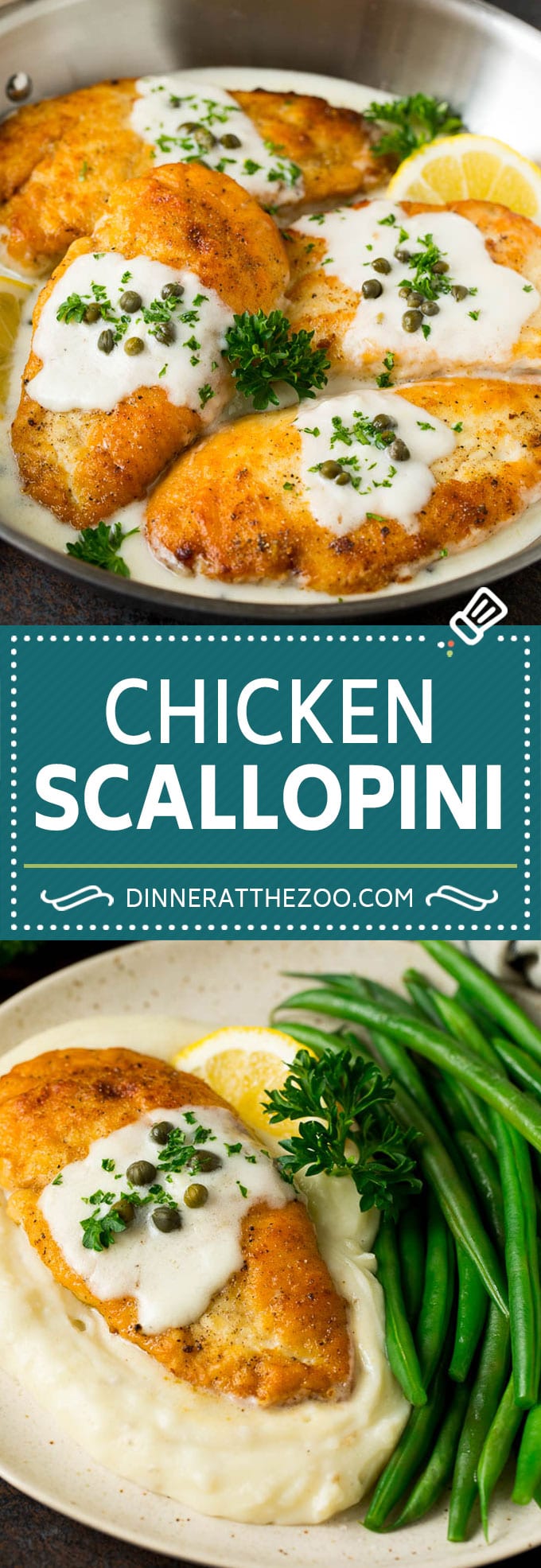 Chicken Scallopini Recipe #chicken #chickenbreast #dinner #uzhal