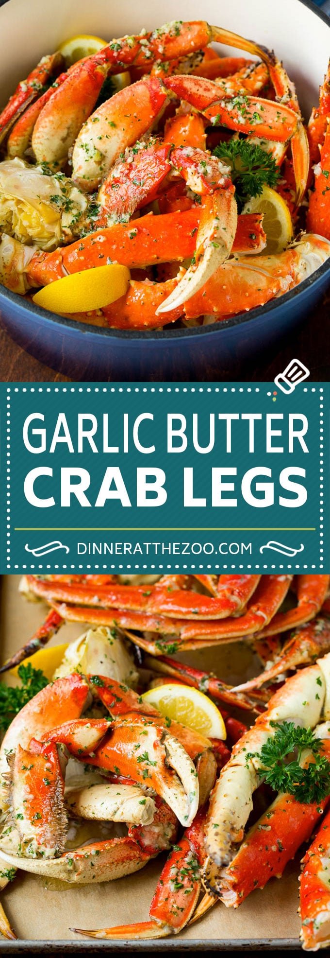 Crab Legs with Garlic Butter #crab #seafood #dinner #lowcarb #uzhal