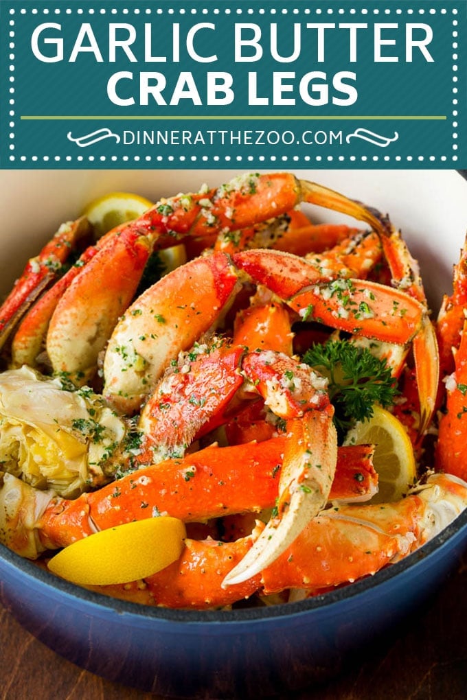 Crab Legs with Garlic Butter #crab #seafood #dinner #lowcarb #uzhal