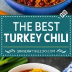 Turkey Chili Recipe #turkey #chili #dinner #uzhal