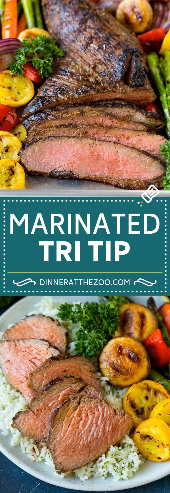 The best tri tip marinade for perfectly tender beef every time! #beef #uzhal