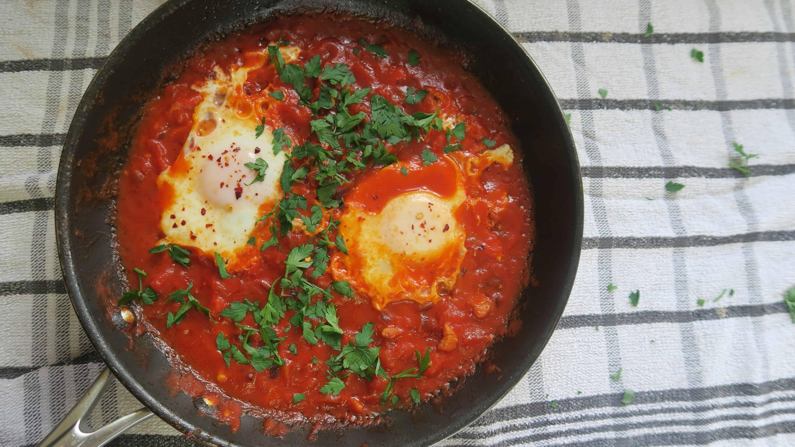ricetta shakshuka senza glutine uova al forno