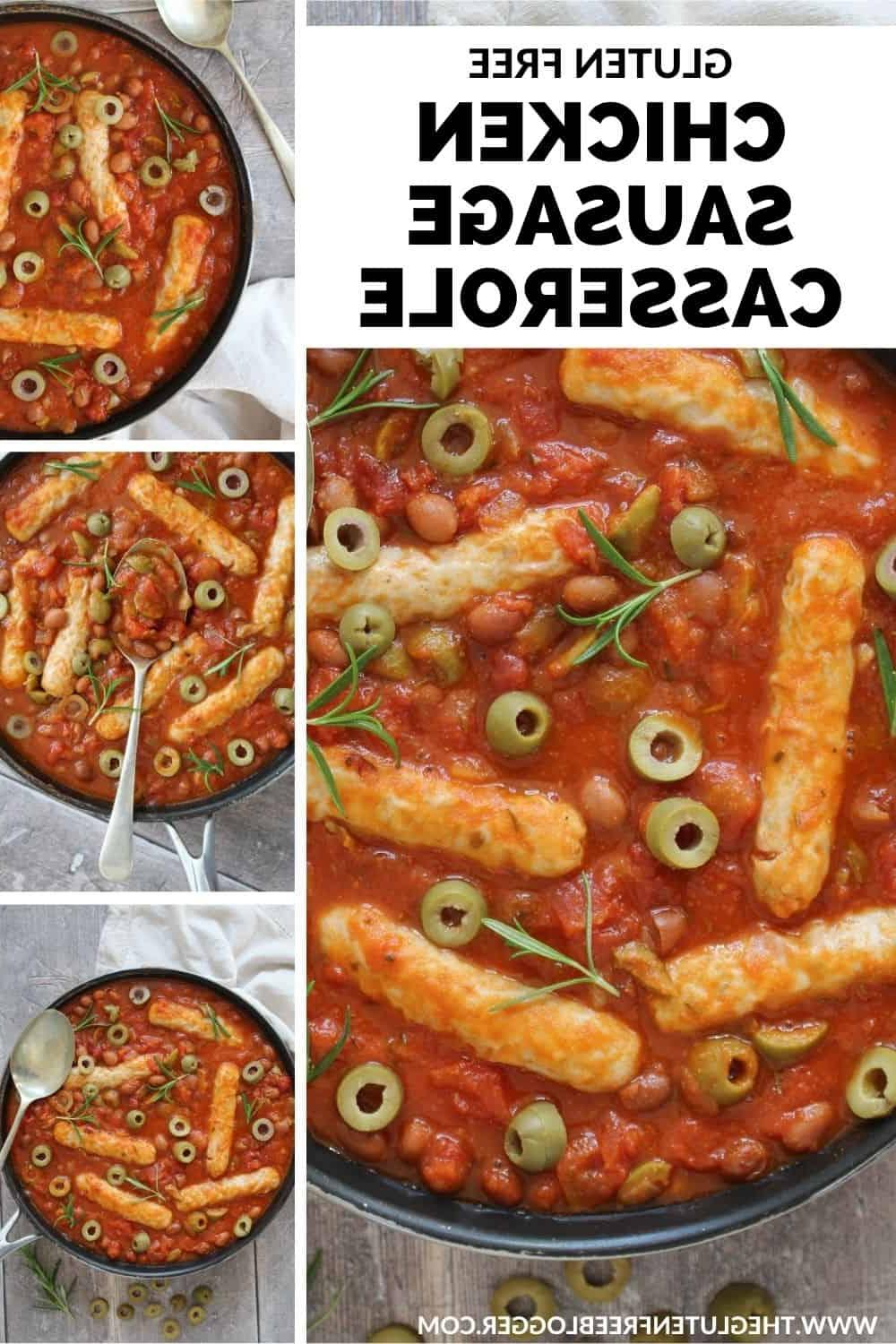 casseruola di salsicce di pollo senza glutine