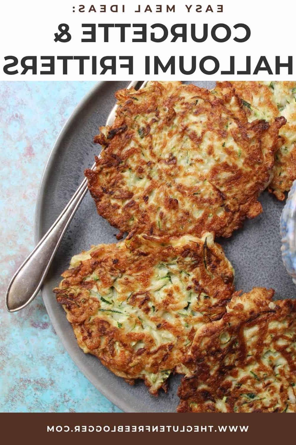 Frittelle di Zucchine e Halloumi Senza Glutine