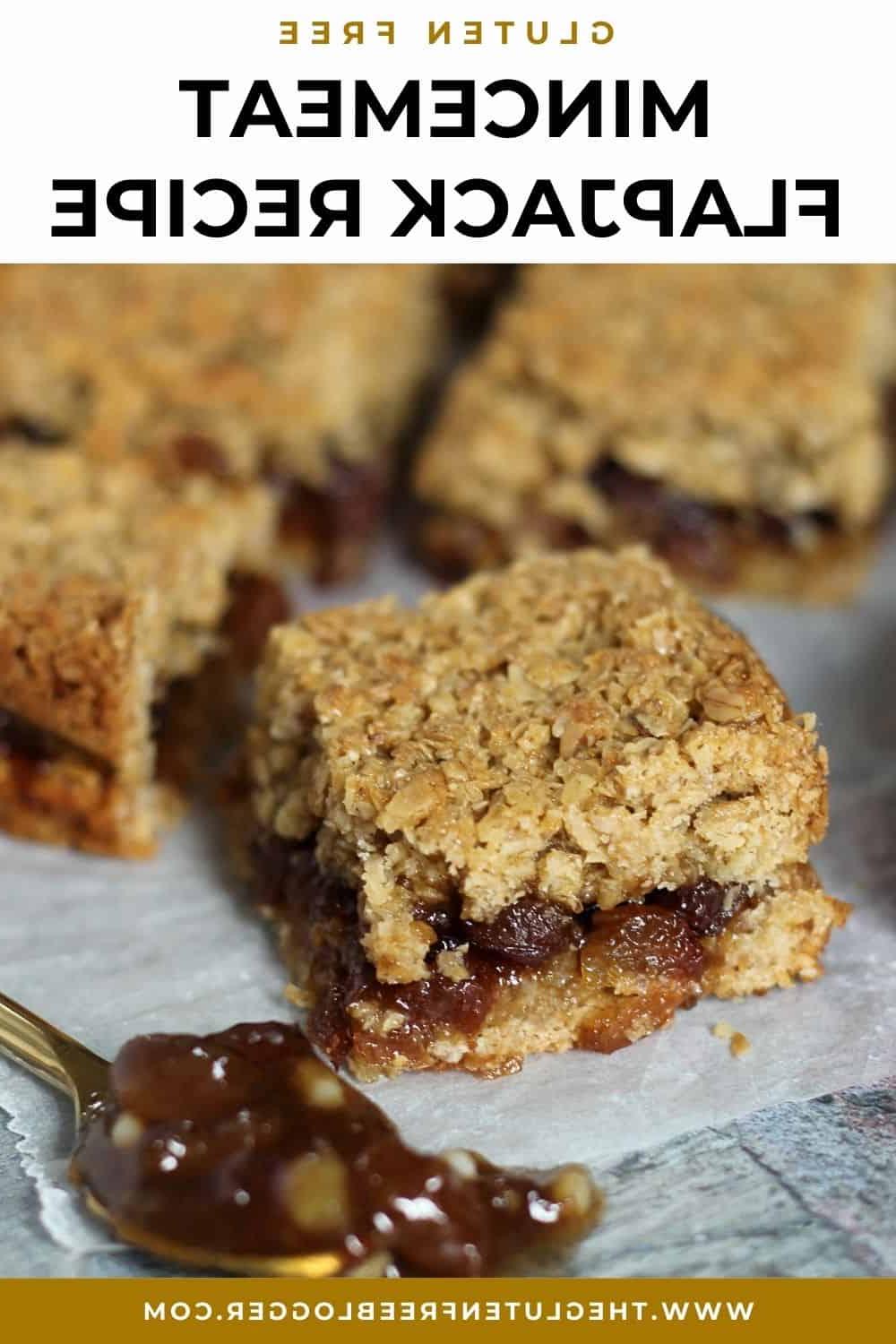 Barretta d'avena al mincemeat senza glutine 11 ricetta flapjack al mincemeat senza glutine