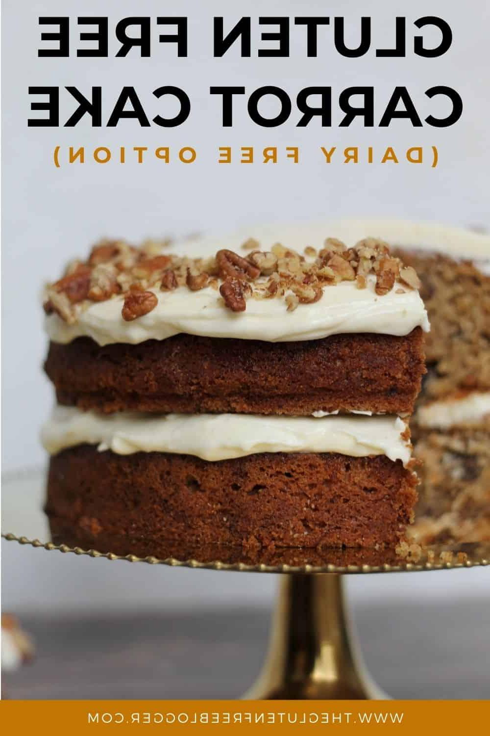 Dettaglio glassa Torta di Carote Senza Glutine