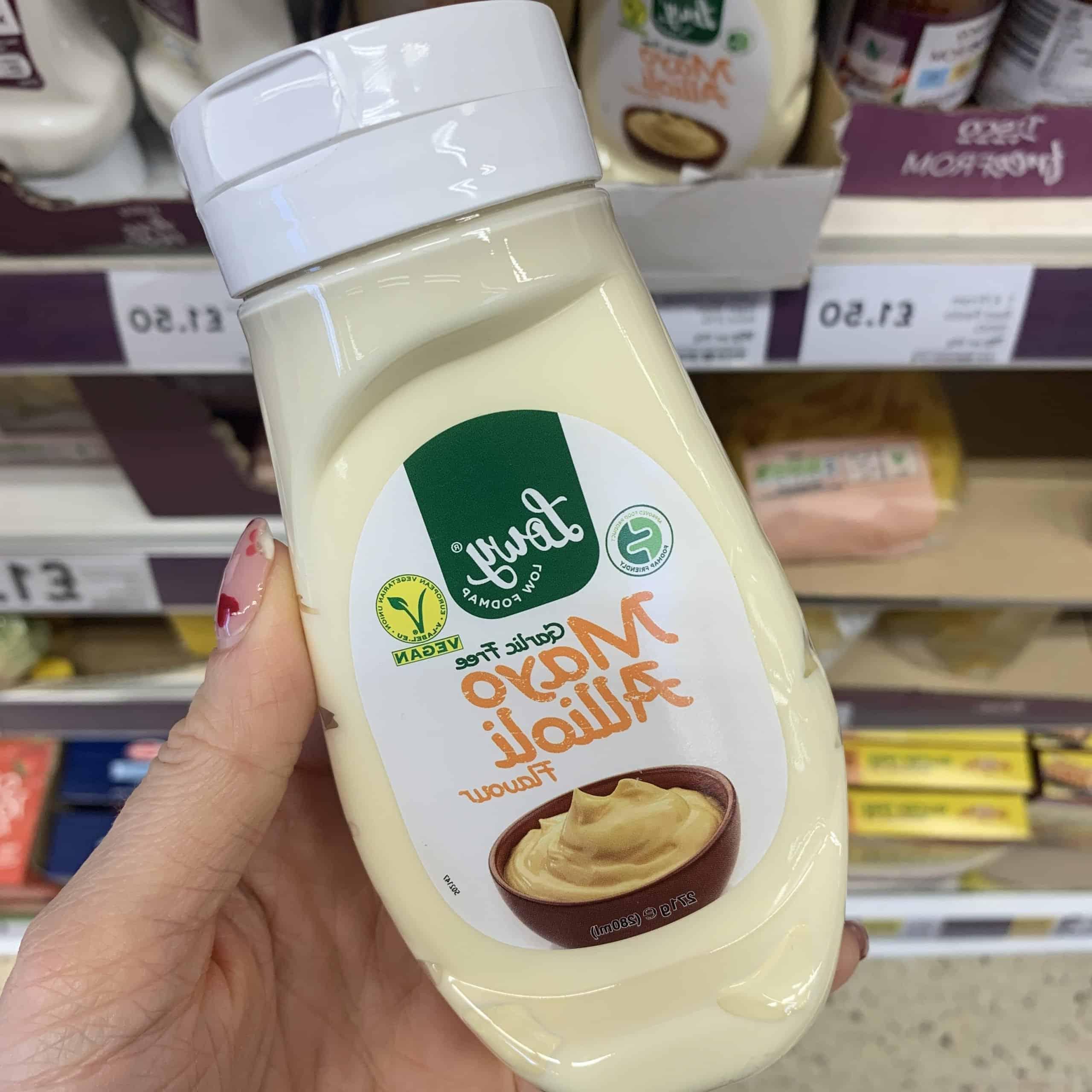 Maionese all'aglio low fodmap Tesco