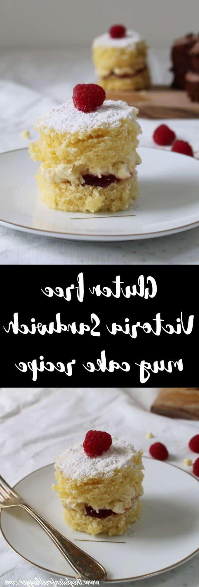 ricette mug cake senza glutine - mug cake facile - ricetta mug cake senza glutine per celiaci senza lattosio victoria sandwich