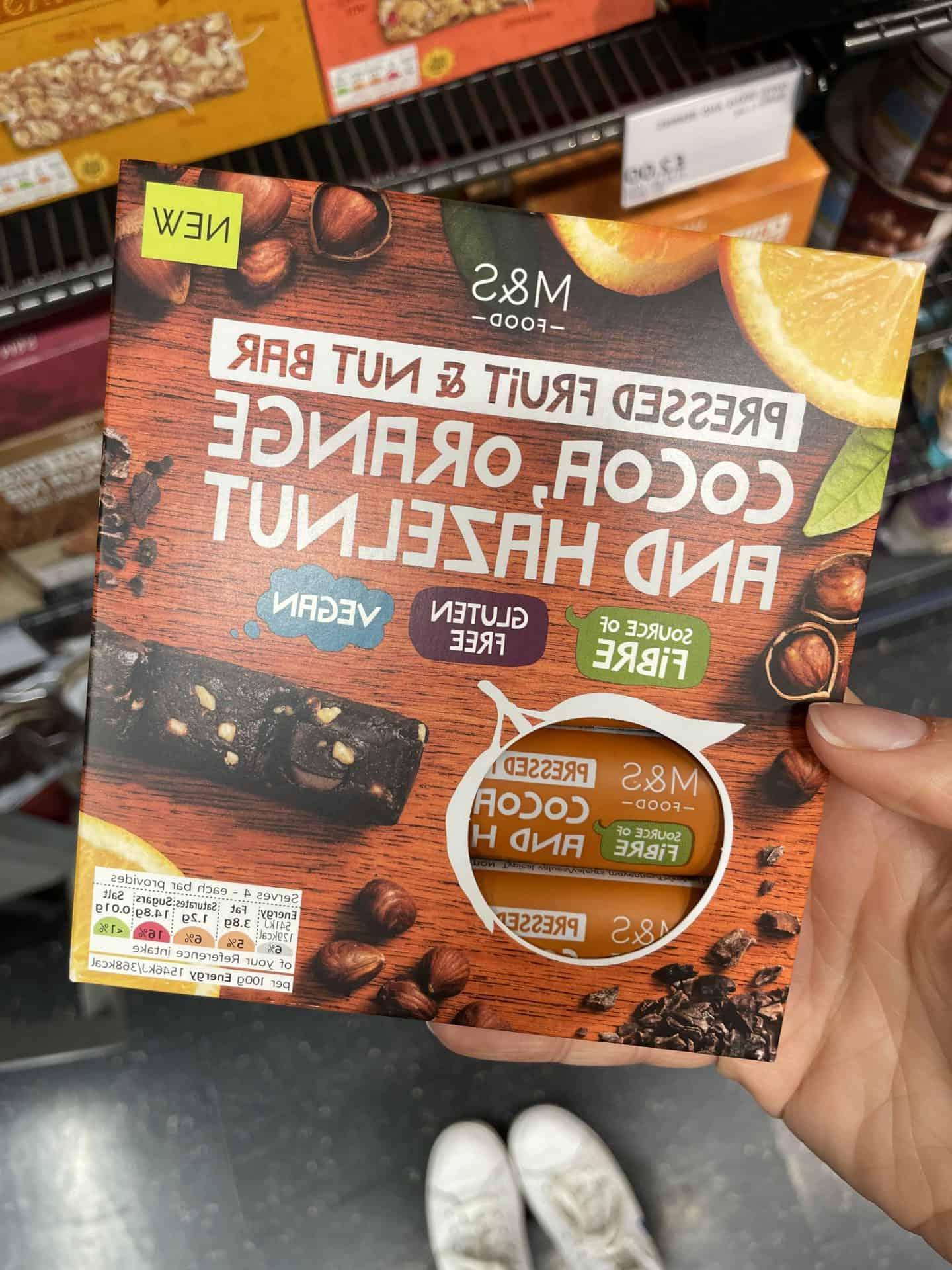 14 Nuovi Prodotti Senza Glutine in M&S 14 m&s gluten free fruit and nut bar 3