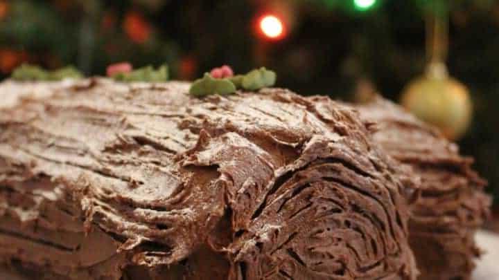 Tronchetto di Natale al Cioccolato Senza Glutine