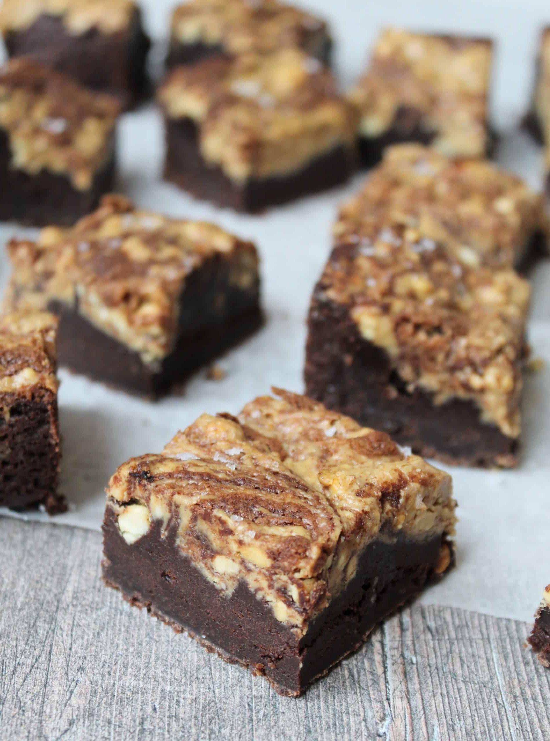 Ricetta Brownies al Burro d'Arachidi Senza Glutine
